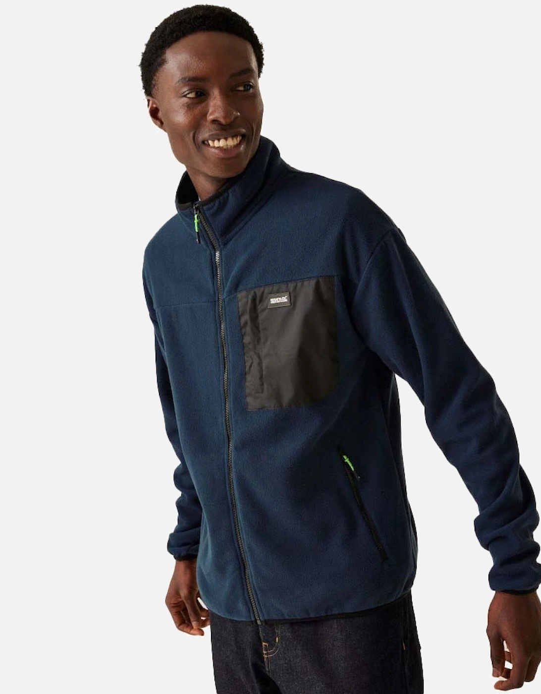 Mens Frankie Full Zip Fleece Jacket, 3 of 2