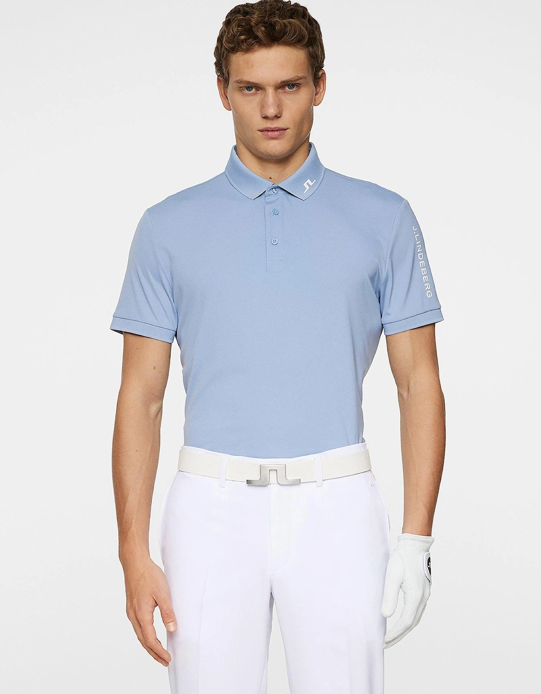 Mens Golf Tour Tech Polo - Blue, 2 of 1