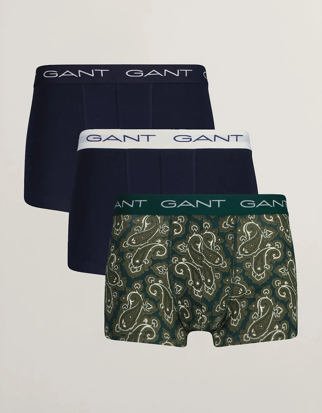 PAISLEY TRUNK 3-Pack Mens Deep Forest, 3 of 2