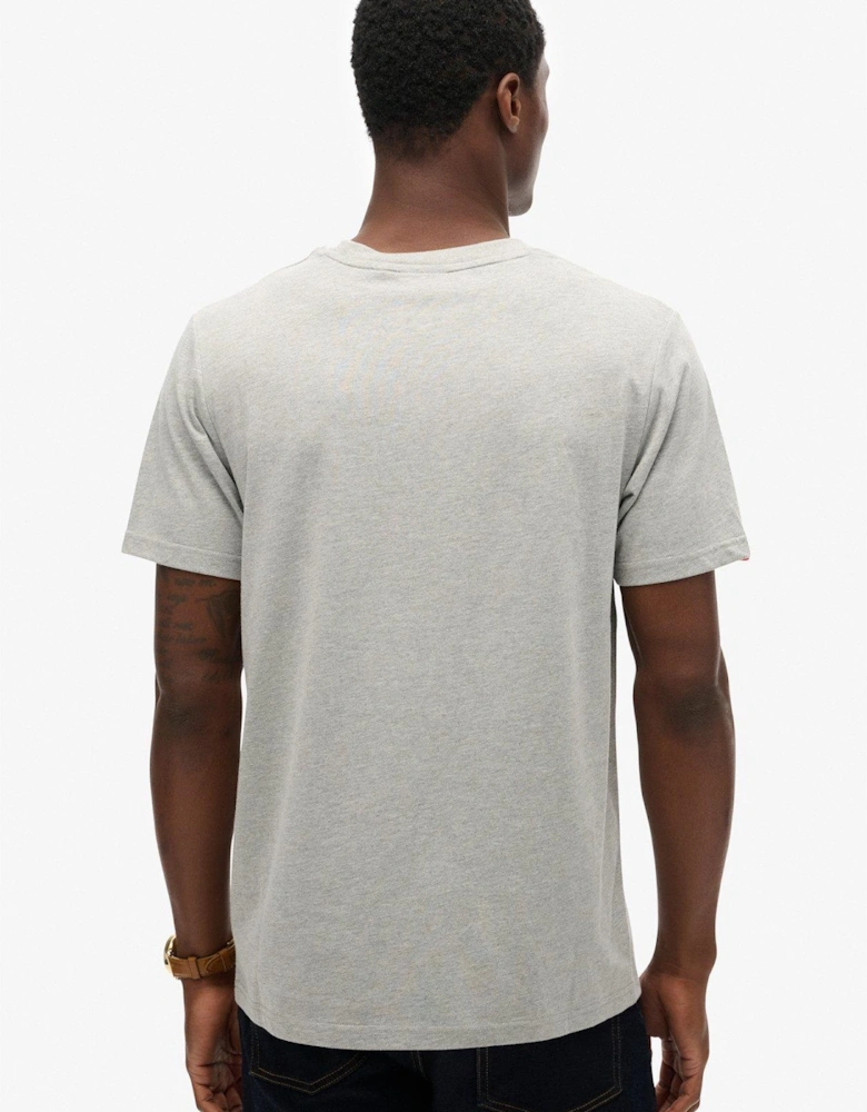 Vintage Logo Heritage Relaxed T-Shirt-Grey