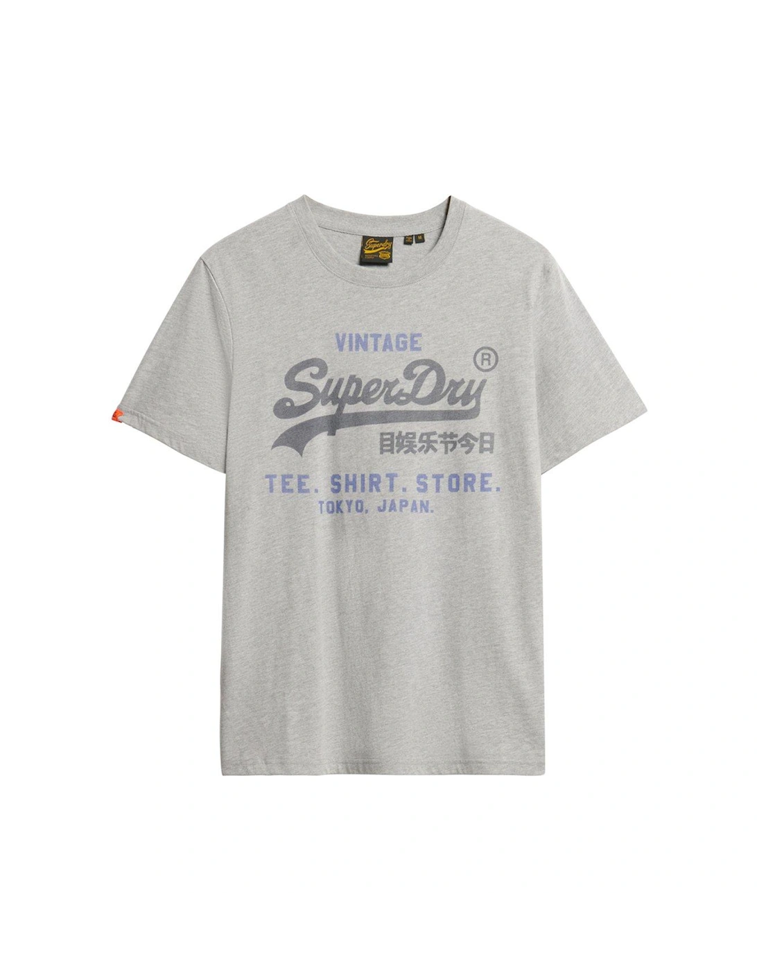 Vintage Logo Heritage Relaxed T-Shirt-Grey
