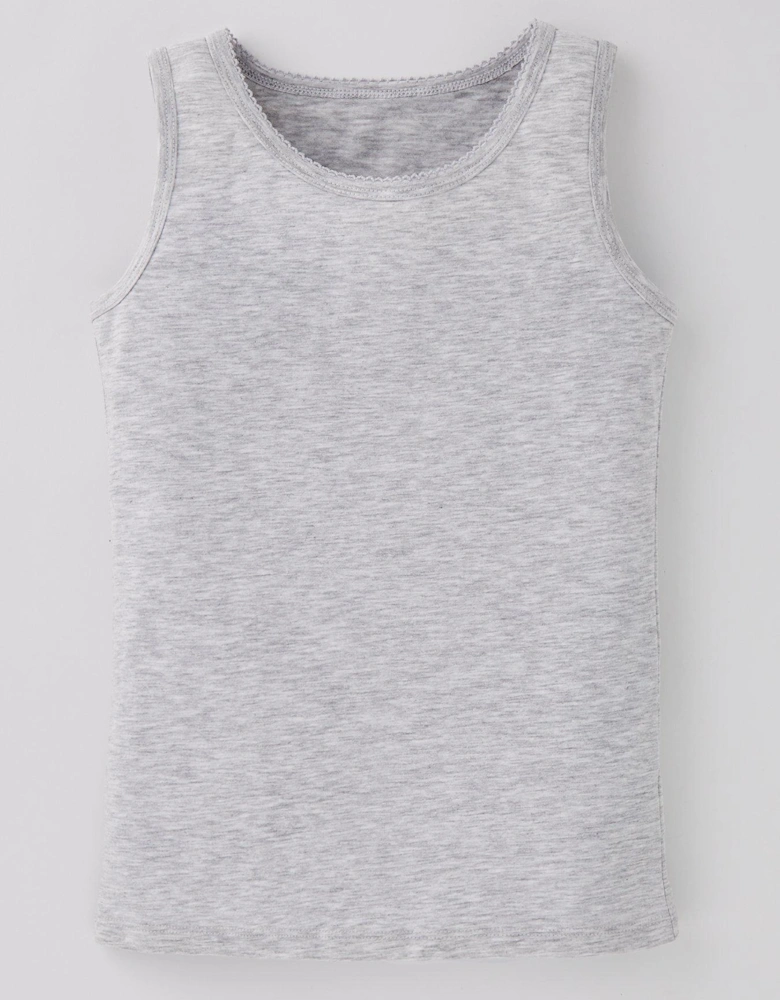 Girls 3 Pack Vests - Multi