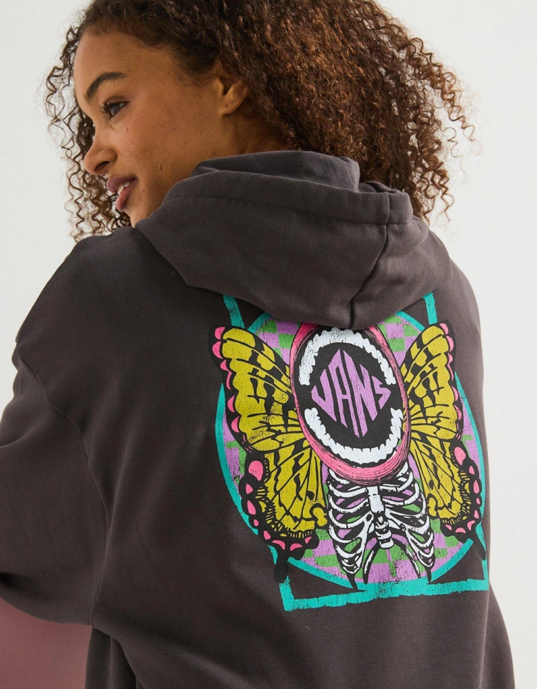 Women's Ethereal Oversized Pullover Hoodie - Black