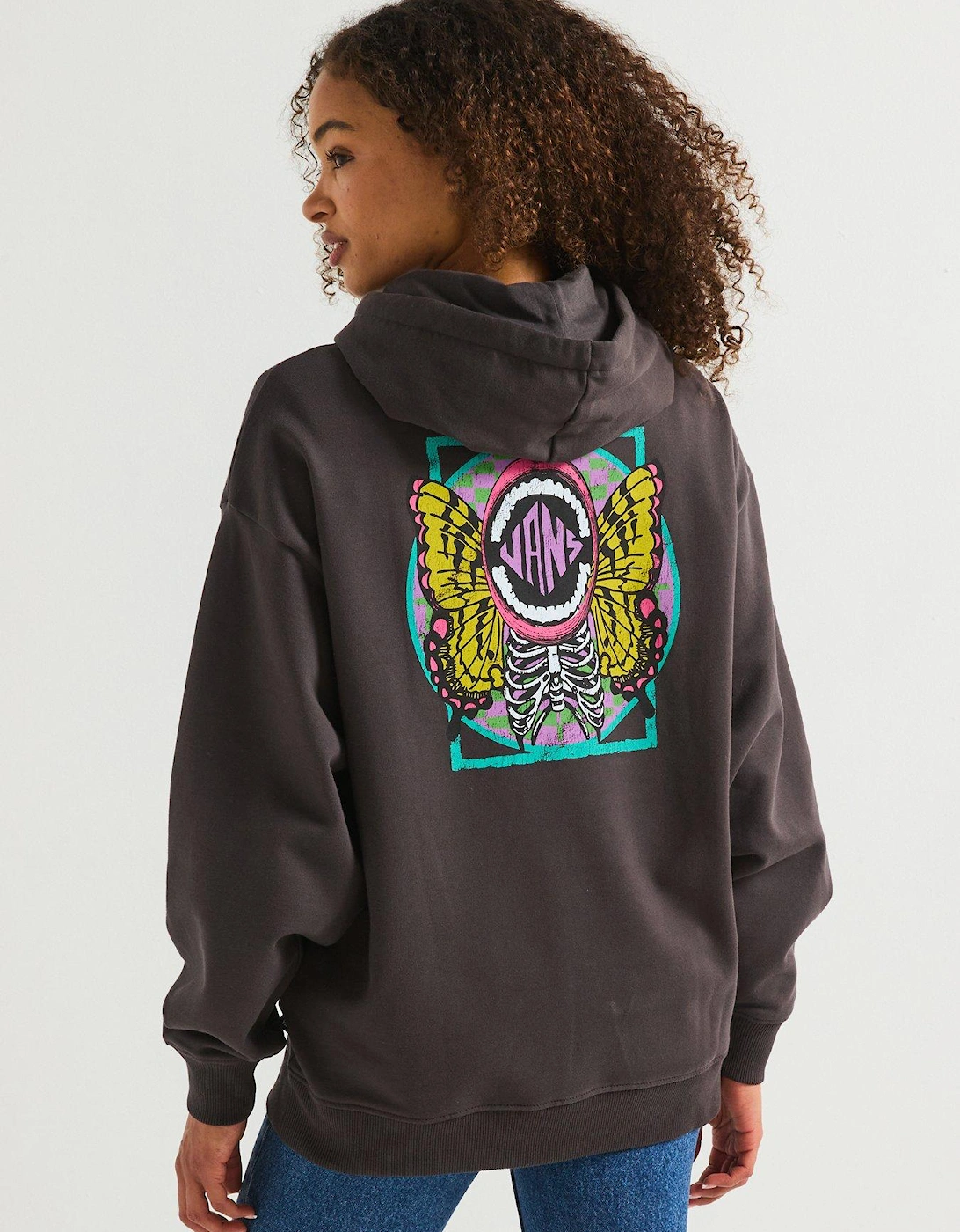 Women's Ethereal Oversized Pullover Hoodie - Black