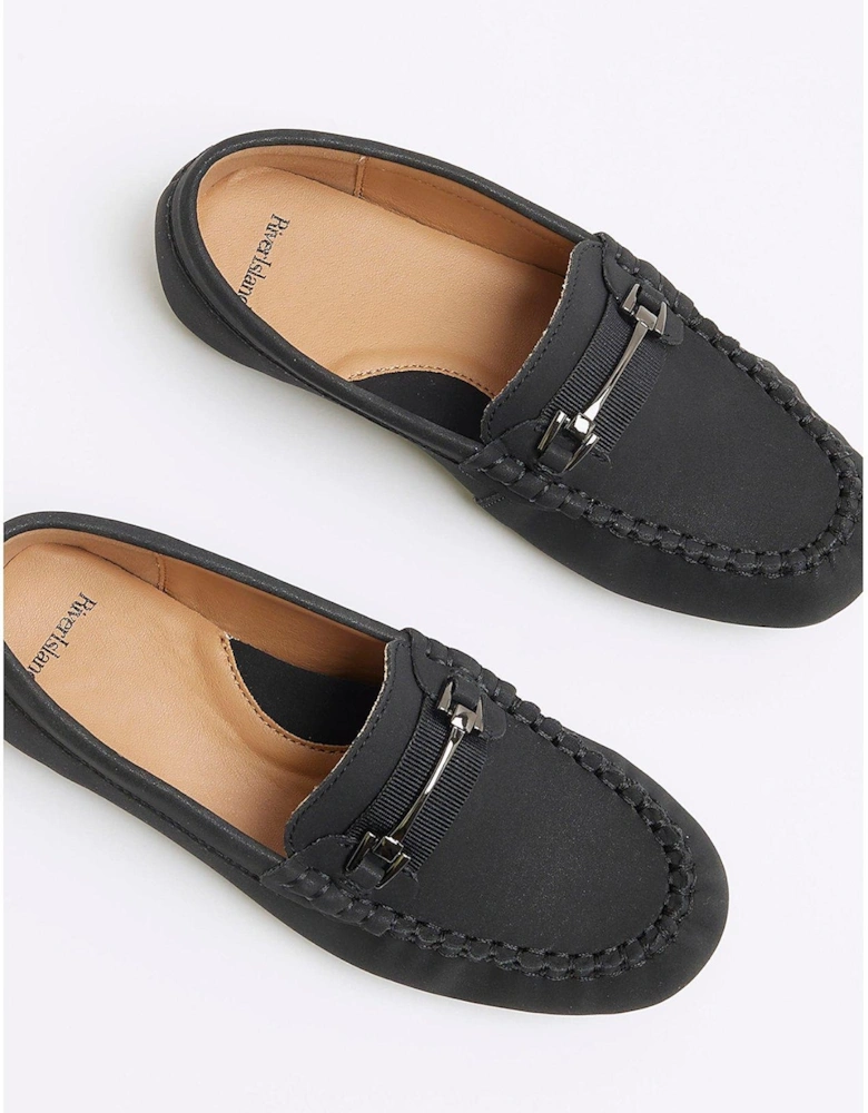 Boys Snaffle Loafers - Black