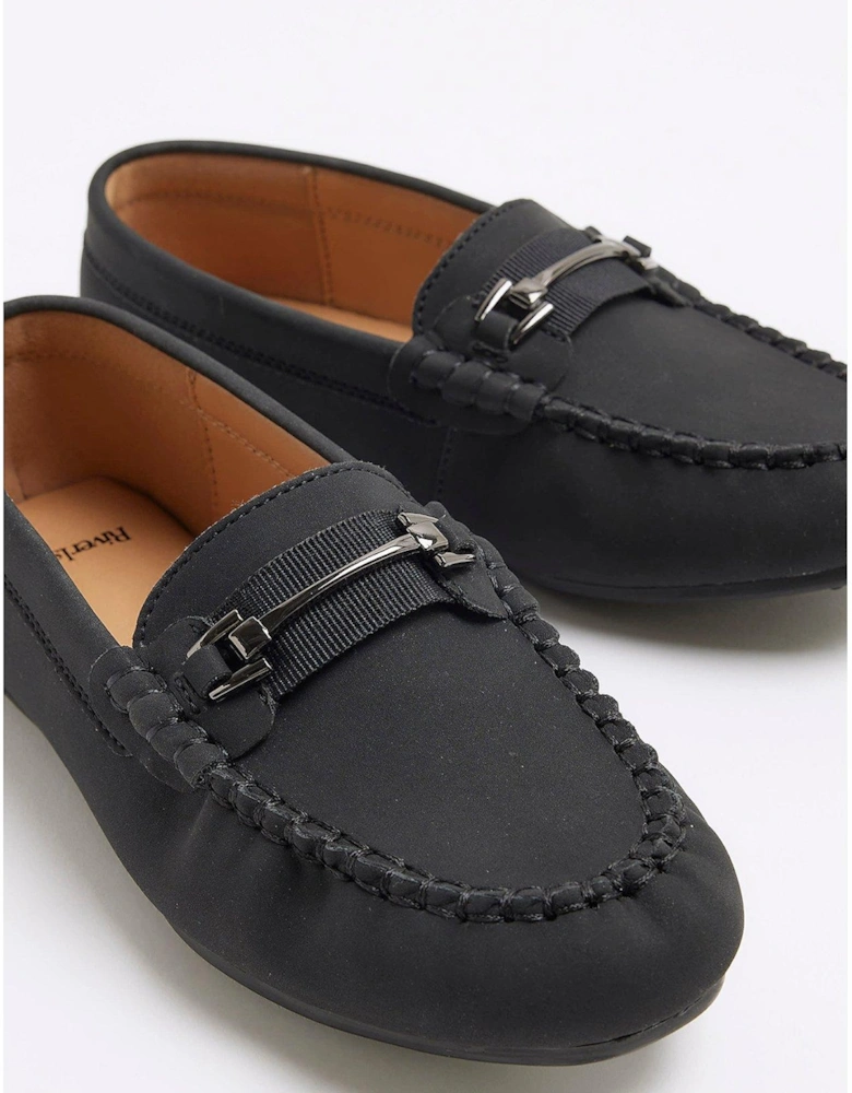 Boys Snaffle Loafers - Black