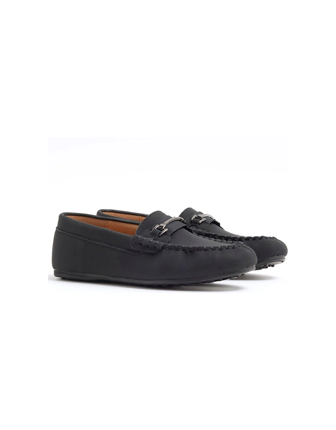 Boys Snaffle Loafers - Black