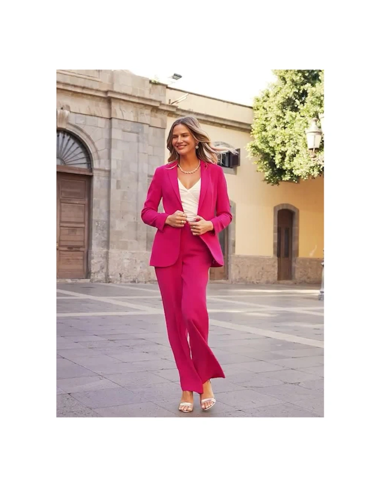 Classic Slim Blazer - Pink