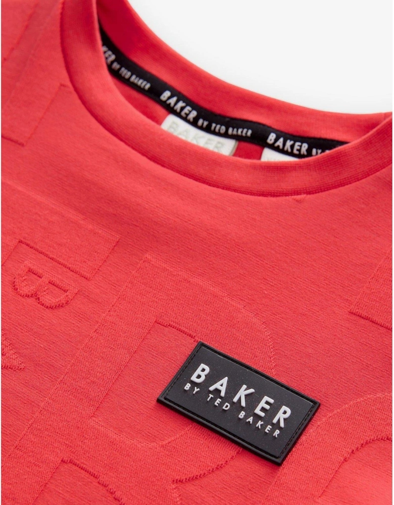 Boys Short Sleeve T-Shirt - Red