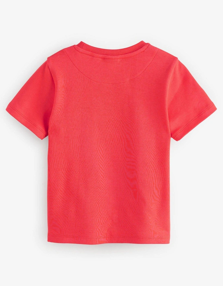 Boys Short Sleeve T-Shirt - Red