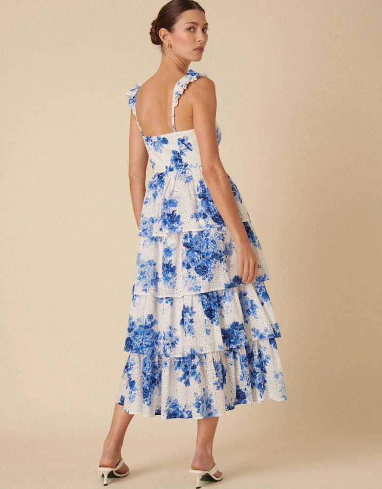 Rhys Floral Midi Dress - Multi