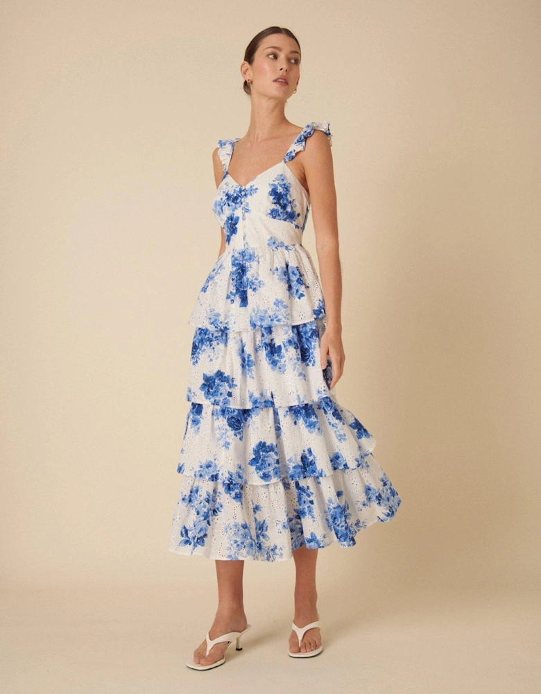 Rhys Floral Midi Dress - Multi