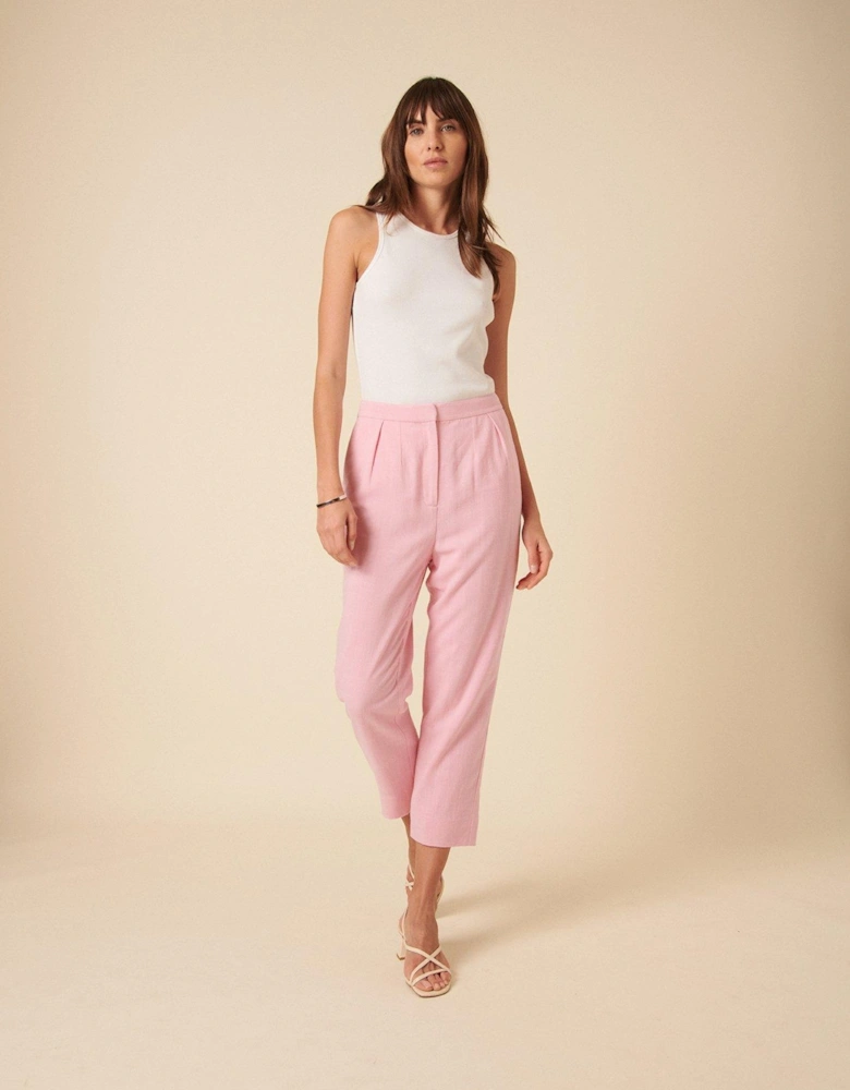 Tapered Trouser - Pink