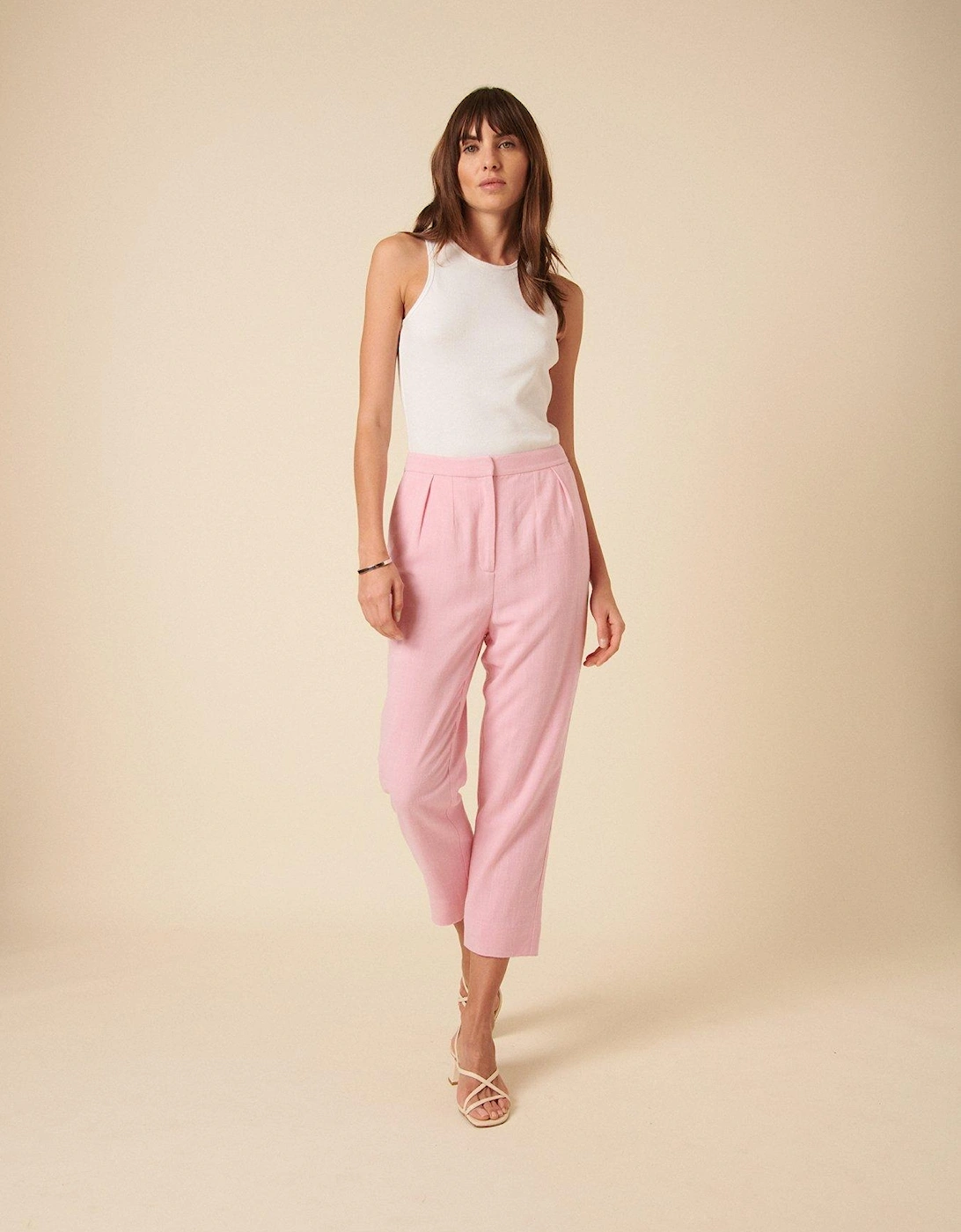 Tapered Trouser - Pink