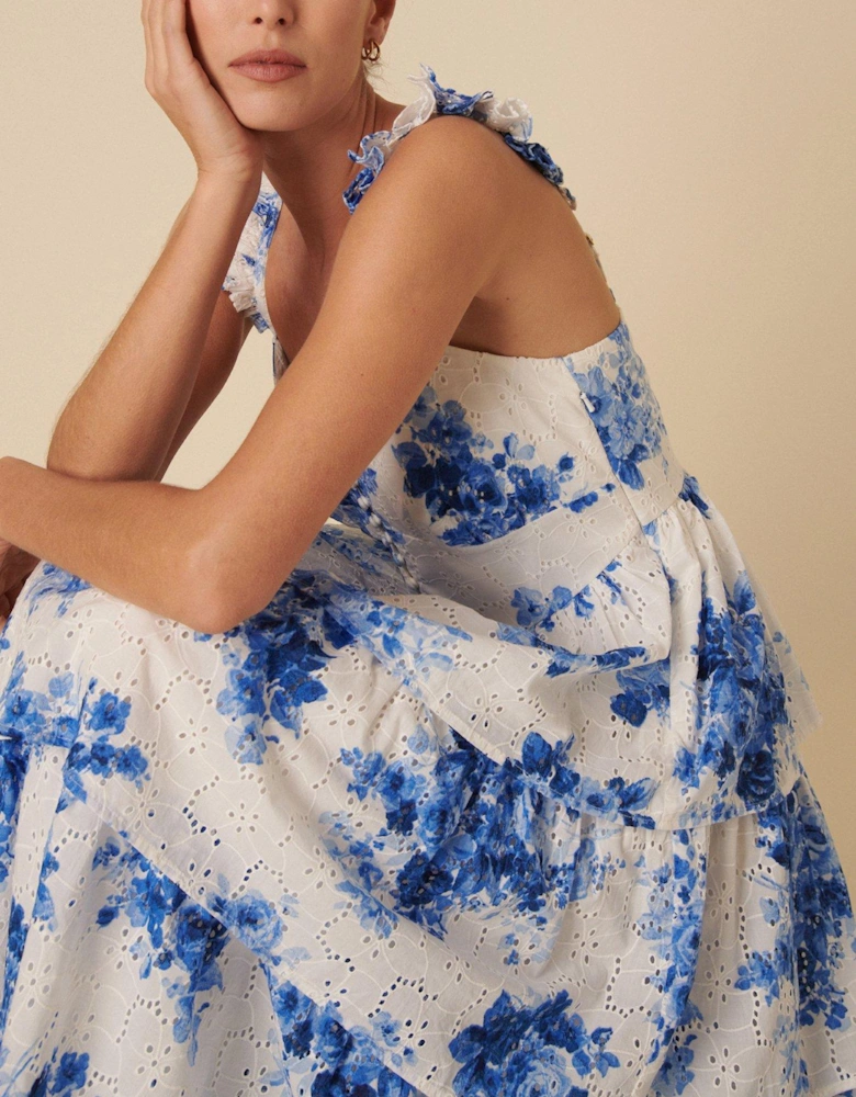 Rhys Floral Midi Dress - Multi