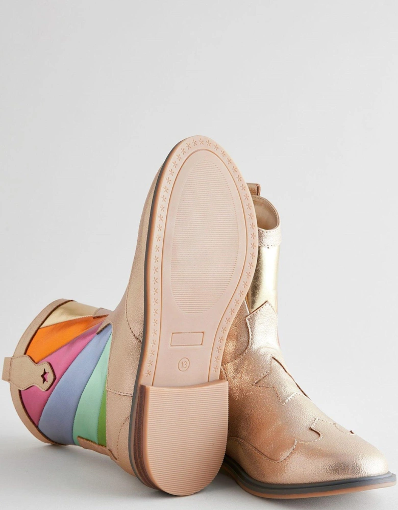 Older Kids Boots - Gold