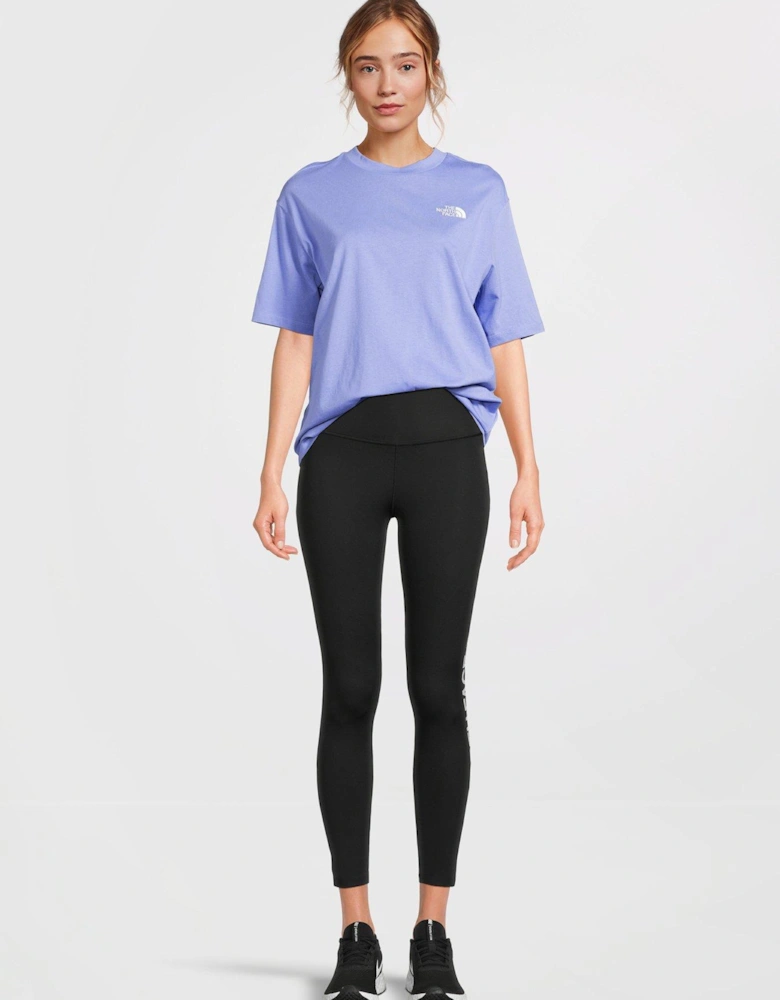 Women's Short Sleeve Essential Oversized Tee - Medium Blue