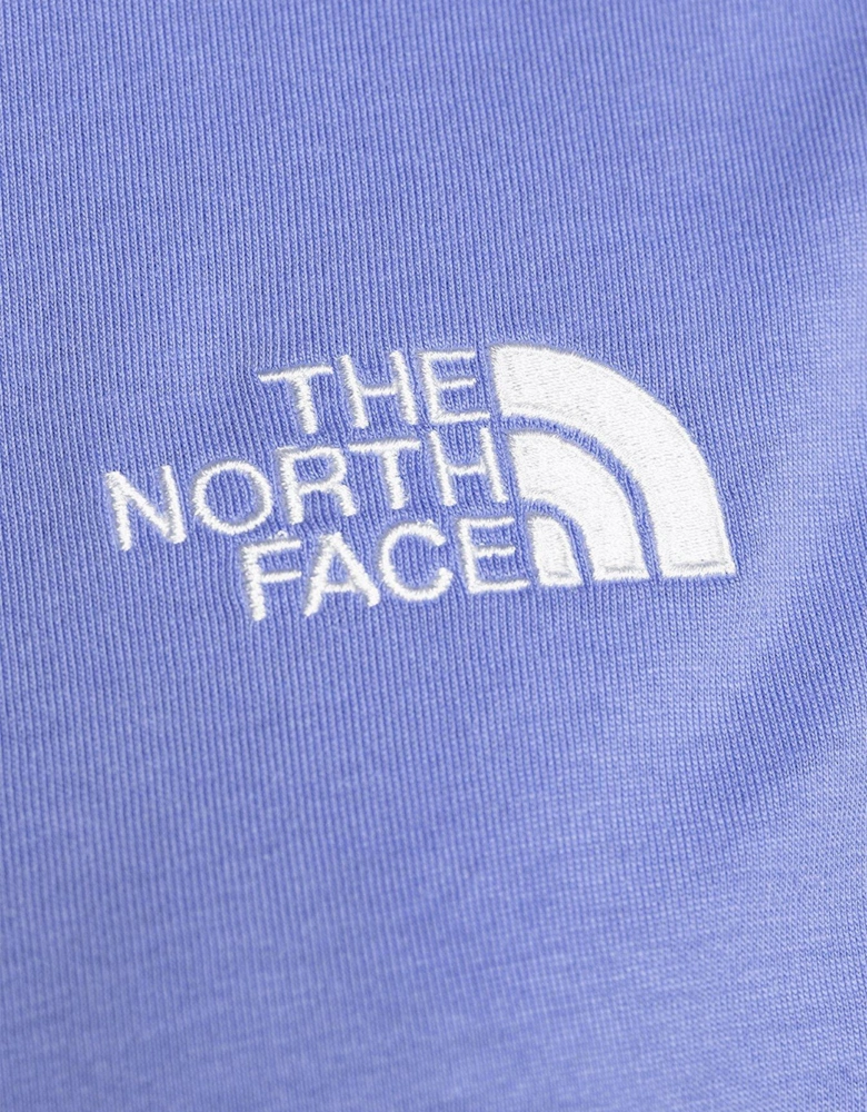 Women's Short Sleeve Essential Oversized Tee - Medium Blue
