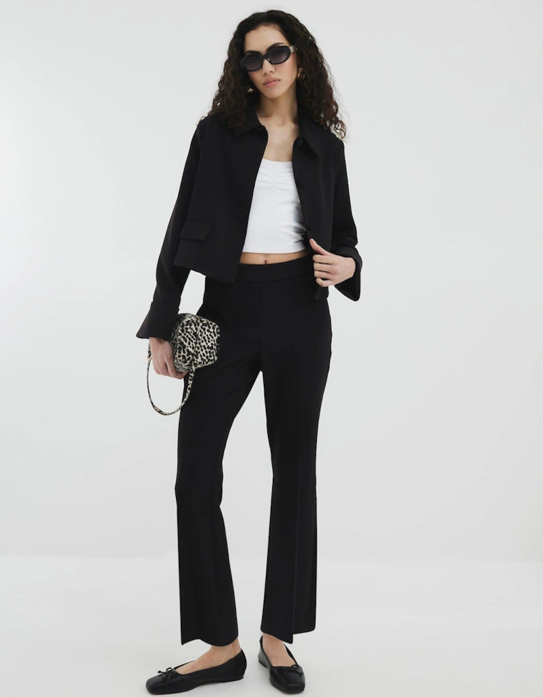 Structured Compact 60s Jacket - Black