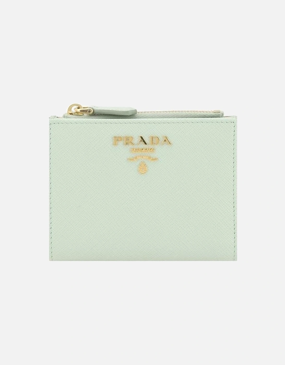 Leather Bifold Wallet with Monogram and Snap Closure Women - Green, 4 of 3