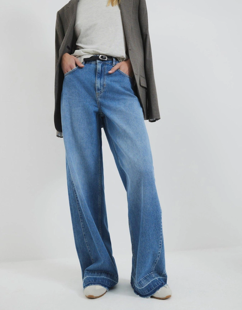Baggy Wide Leg Rocky - Medium Denim