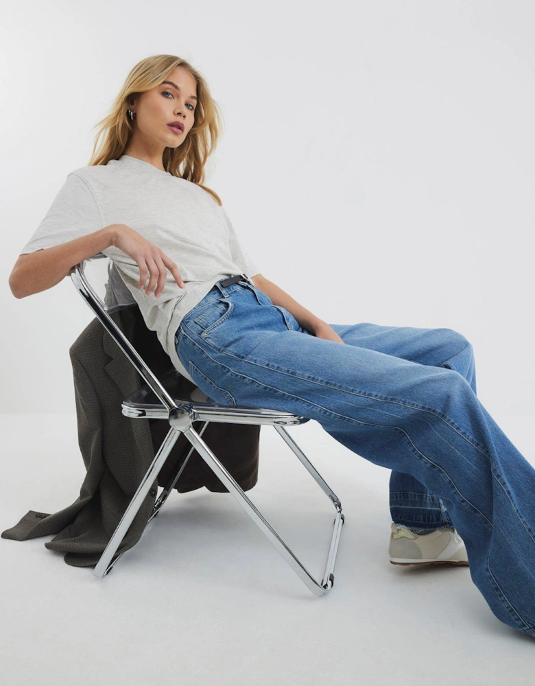 Baggy Wide Leg Rocky - Medium Denim