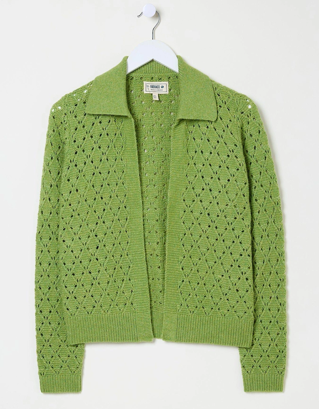 Lilah Collared Cardigan - Green