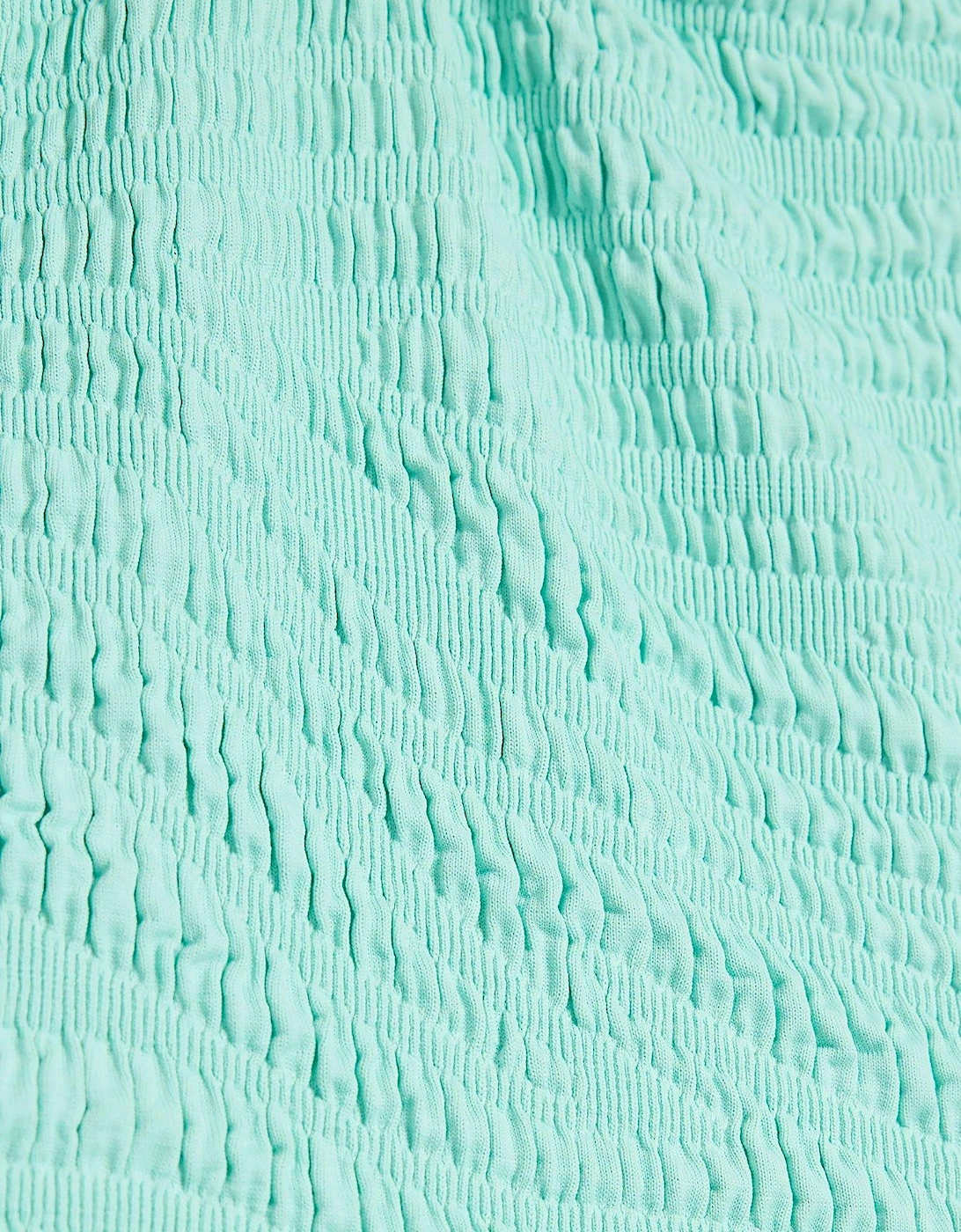 Animal Texture Swimsuit - Aqua