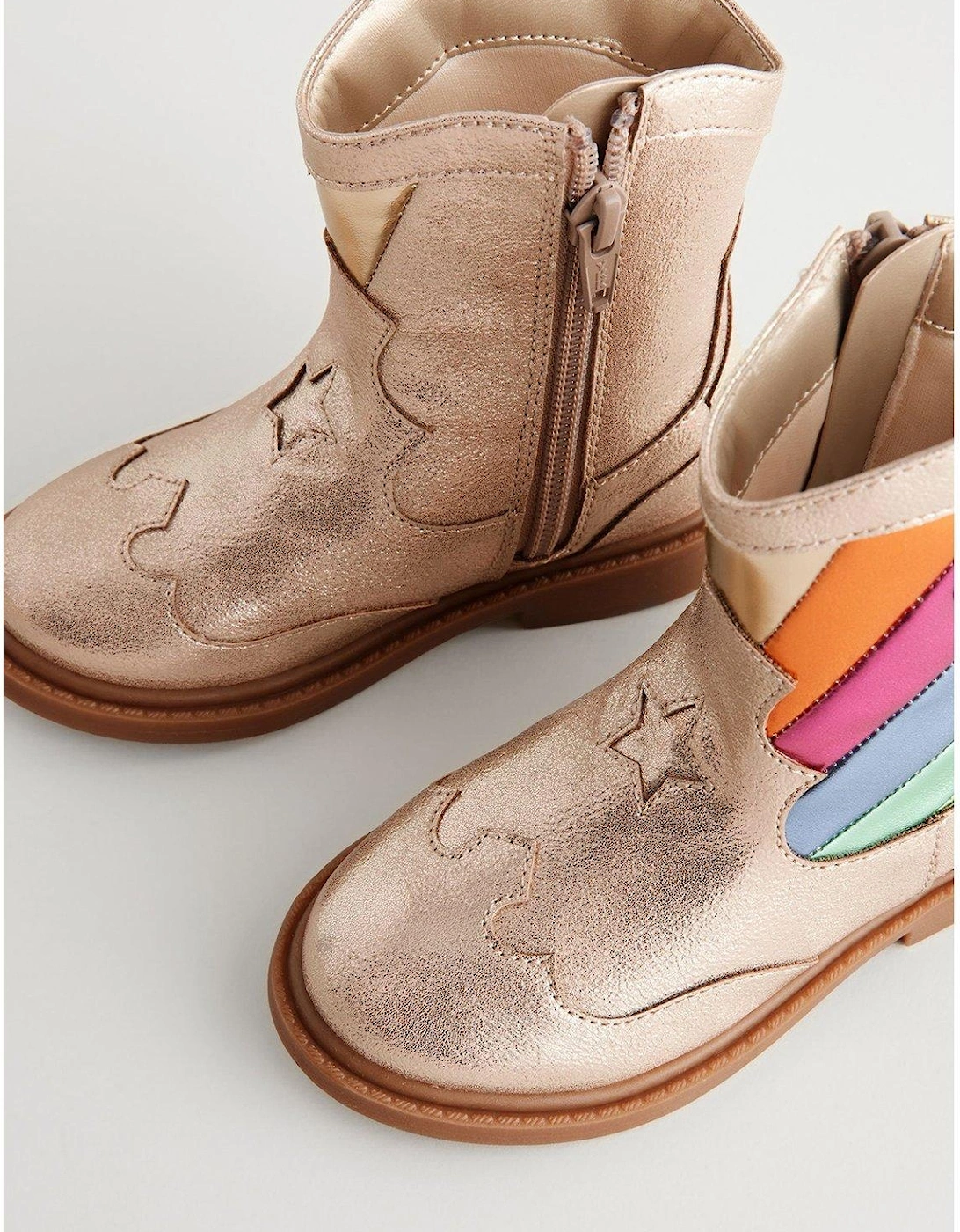 Younger Kids Boots - Gold