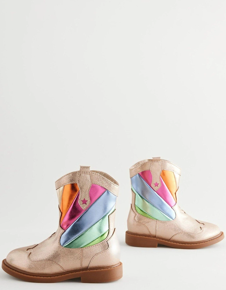 Younger Kids Boots - Gold