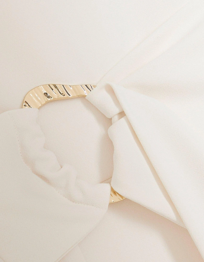 Belted Jumpsuit - White