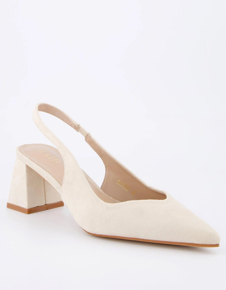 Moire Shoes - Cream