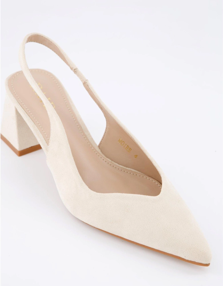 Moire Shoes - Cream