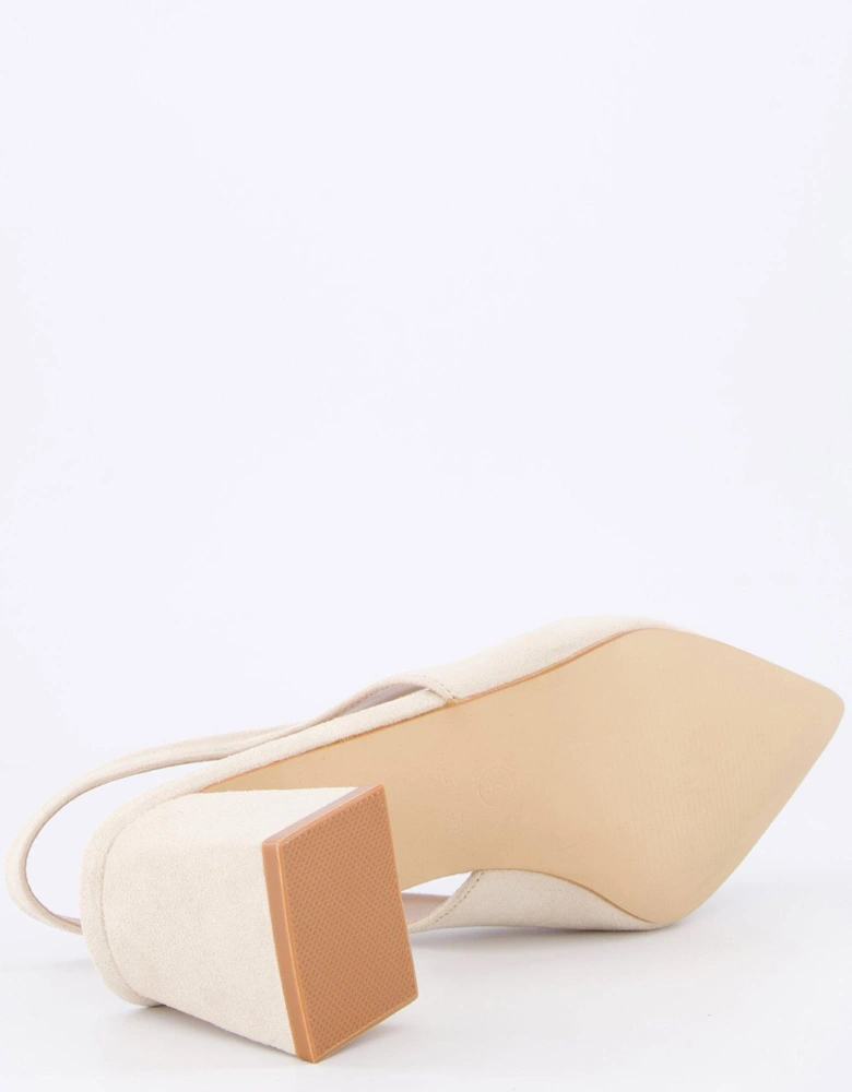 Moire Shoes - Cream