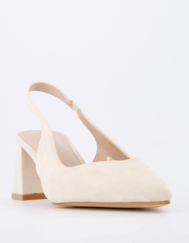 Moire Shoes - Cream