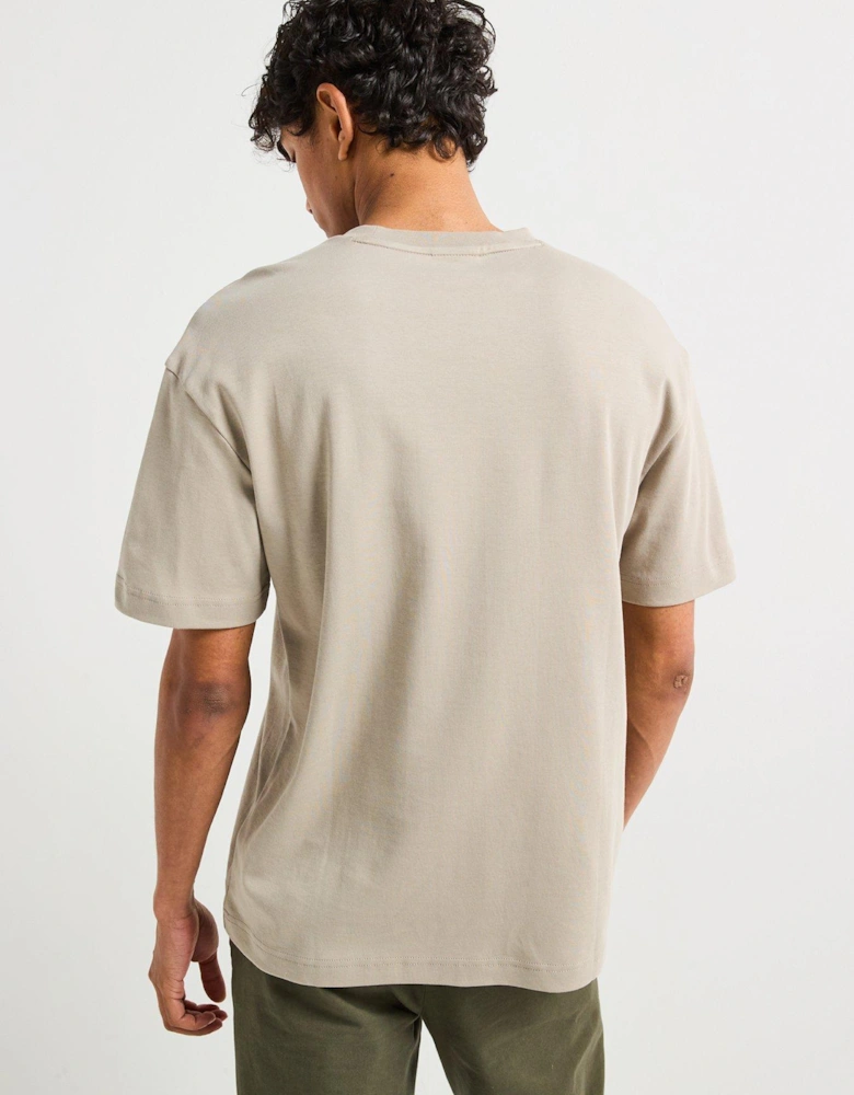 Nano Centre Logo Interlock T-Shirt - Light Khaki