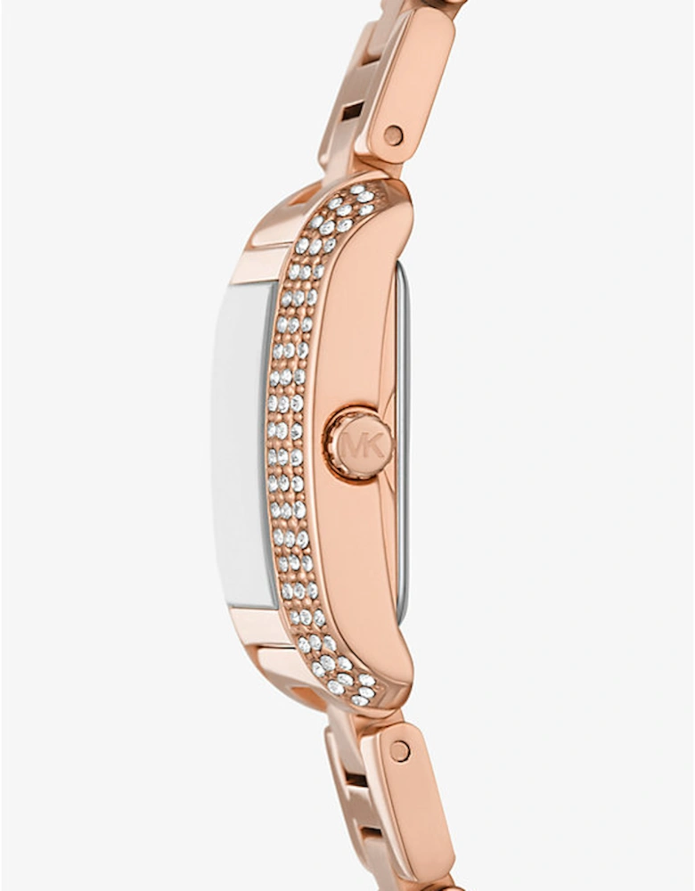 Mini Emery Pavé Rose Gold-Tone Watch and Bracelet Gift Set