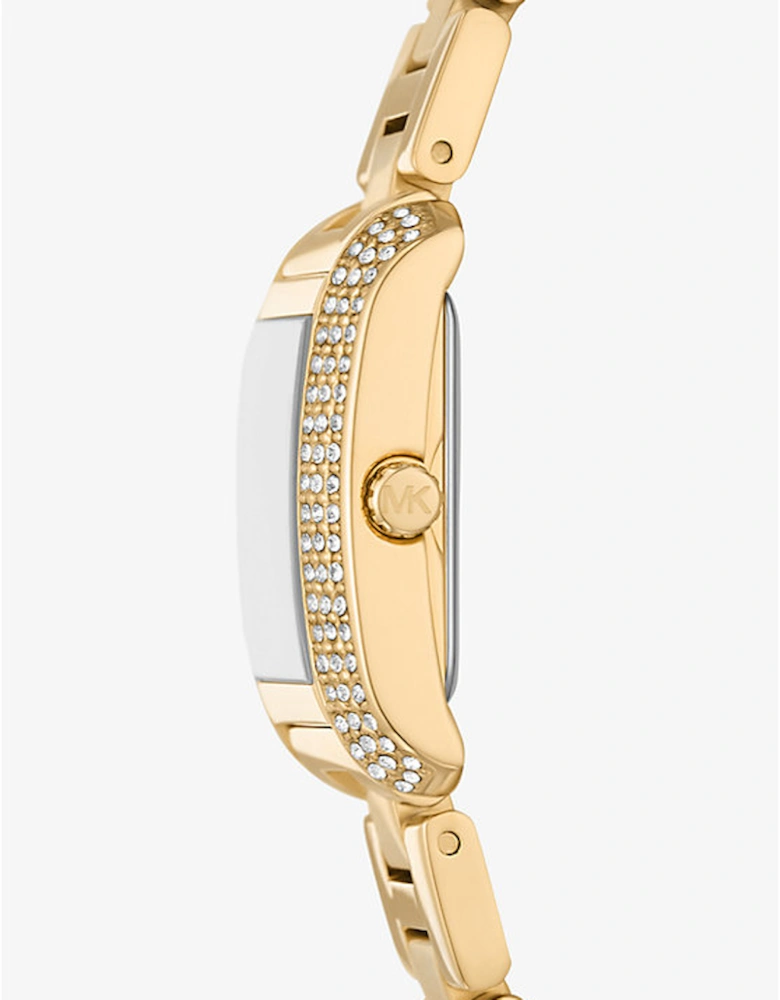 Mini Emery Pavé Gold-Tone Watch and Bracelet Gift Set