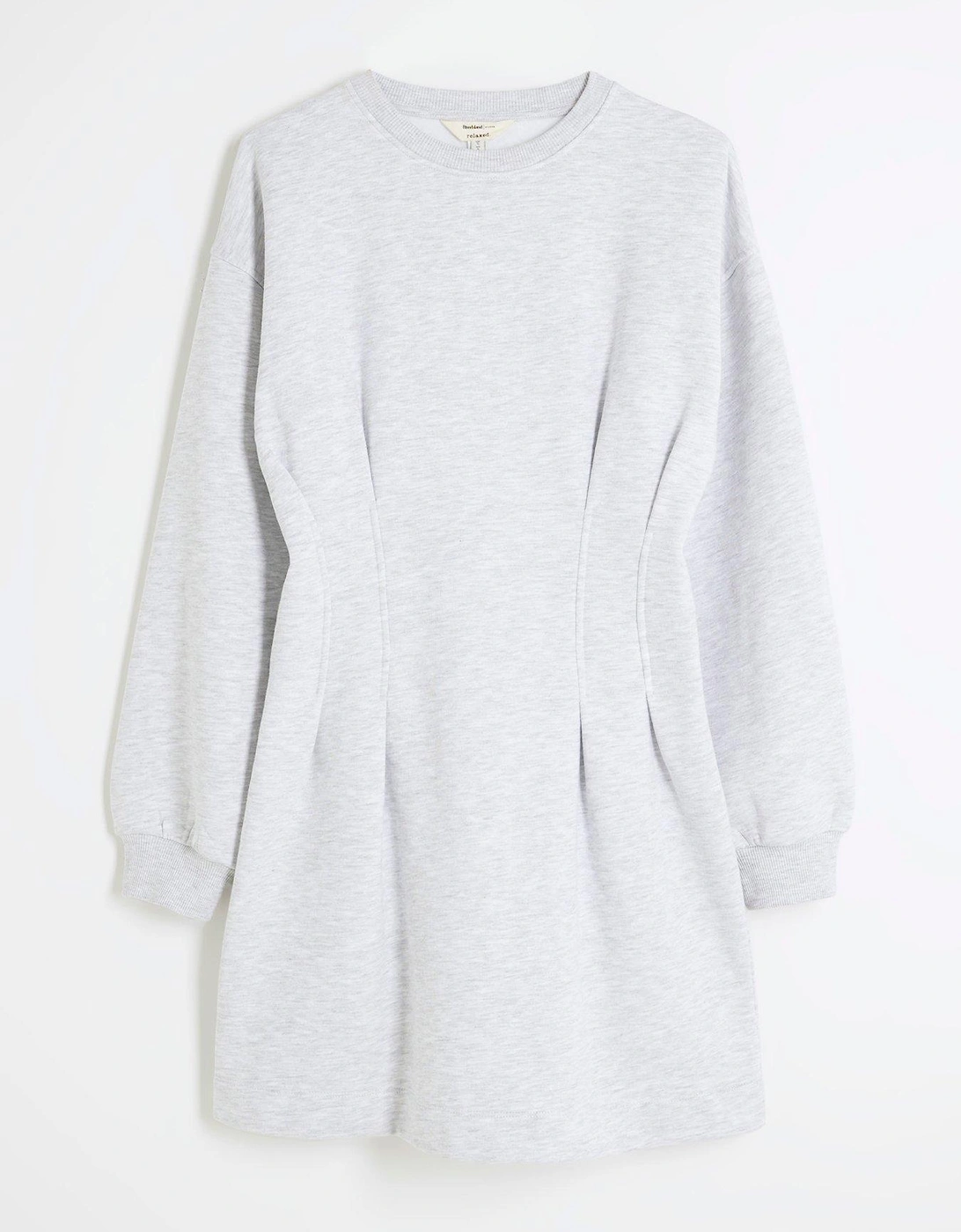 Corset Sweat Dress - Marl Grey