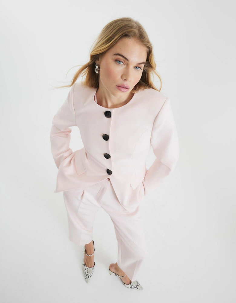 Straight Leg Trouser - Pink