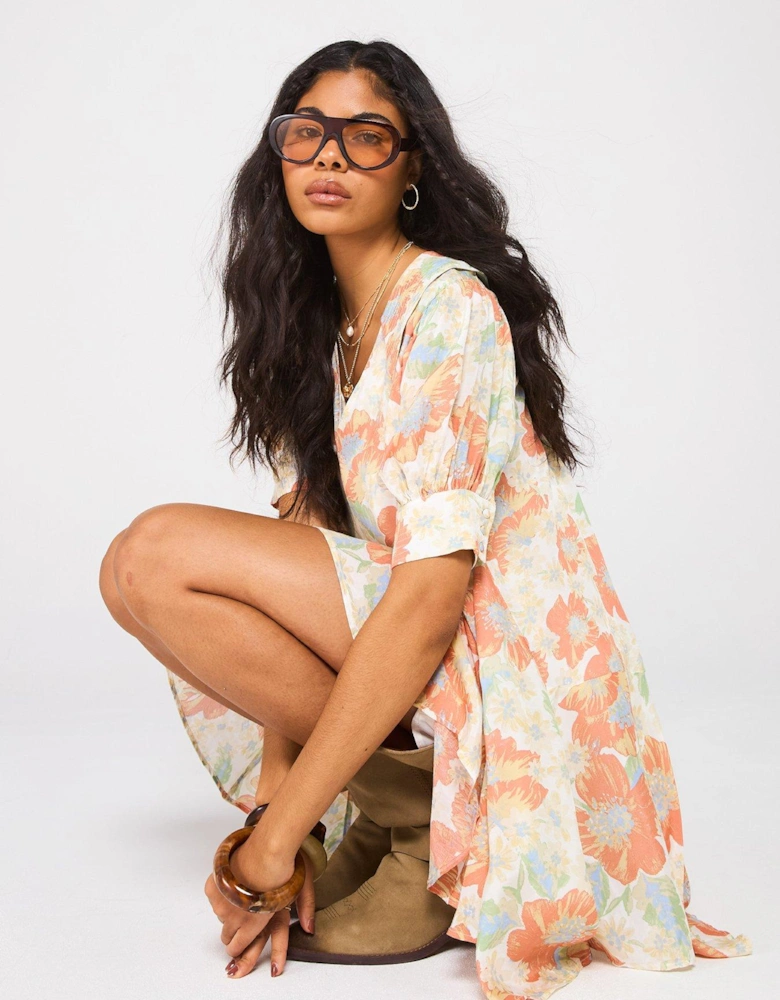 Moon Chaser Mini Dress - Multi