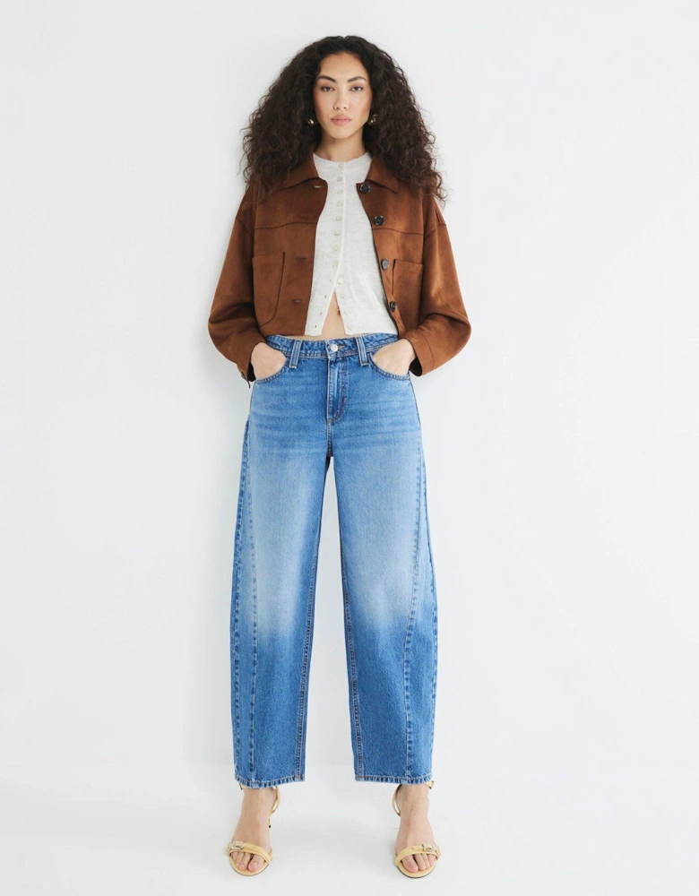 Seam Barrel Misty Jean - Medium Denim - Blue