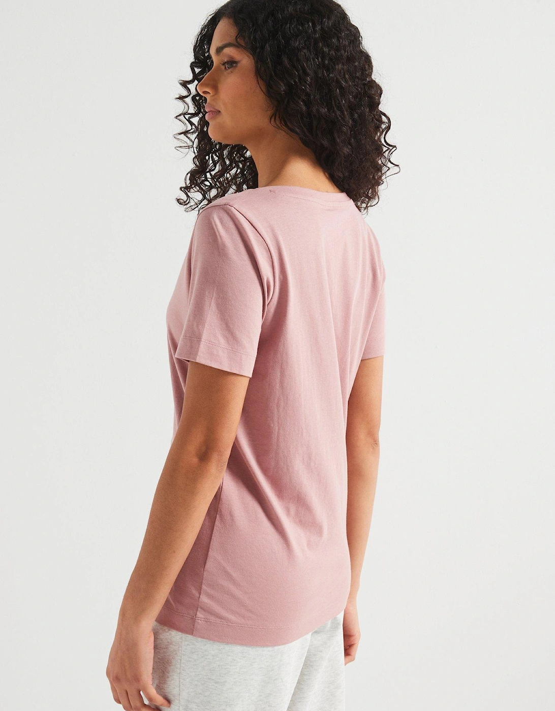 The Essential V Neck T-Shirt - Pink