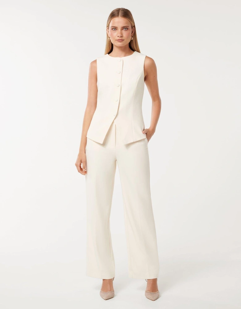 Aries Straight Leg Pants - Yellow