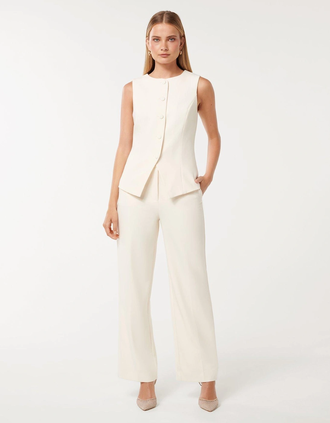 Aries Straight Leg Pants - Yellow