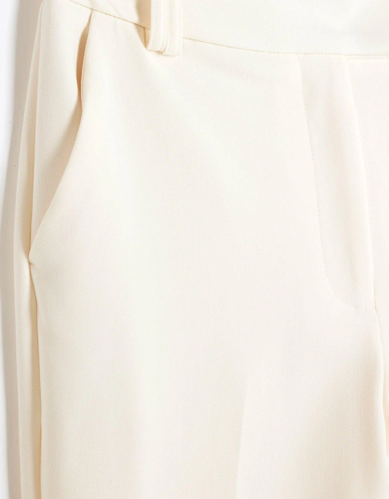 Slim Flare Trouser - Cream