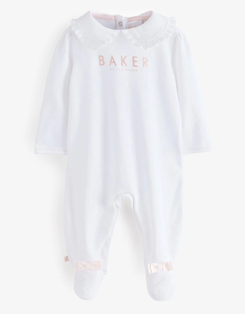 Baby Girls 3 Pack Sleepsuit - Pink