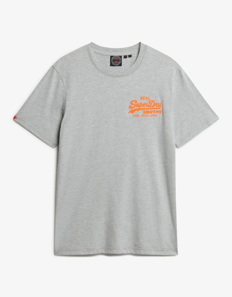 VL Embroidered Relaxed T-Shirt - Grey