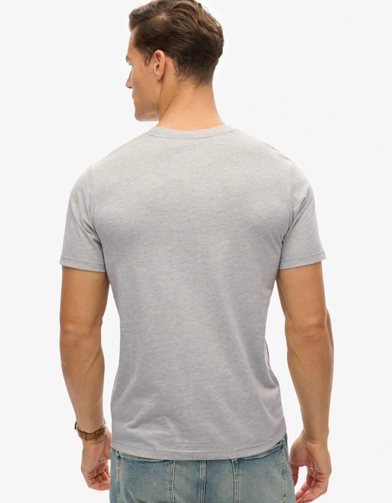 VL Embroidered Relaxed T-Shirt - Grey