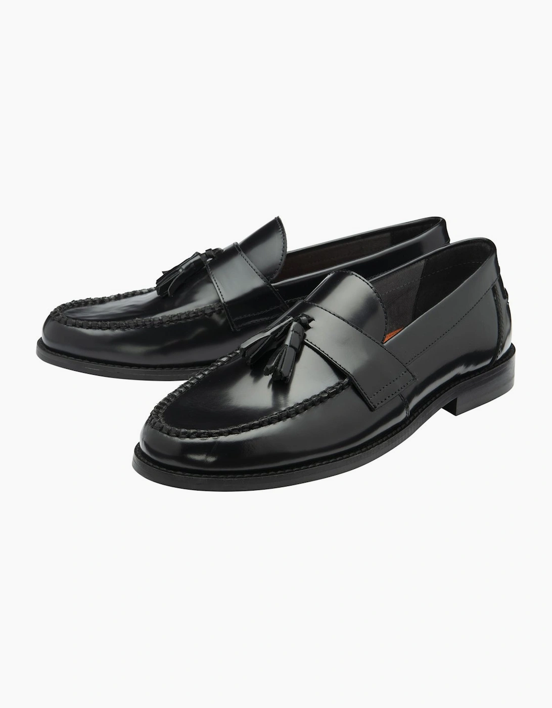 Frank Wright Men's Black Bounty Loafers Colour: : Size 8 - Image 3